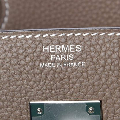Hermes Togo Birkin 30 Etoupe 22 of 33