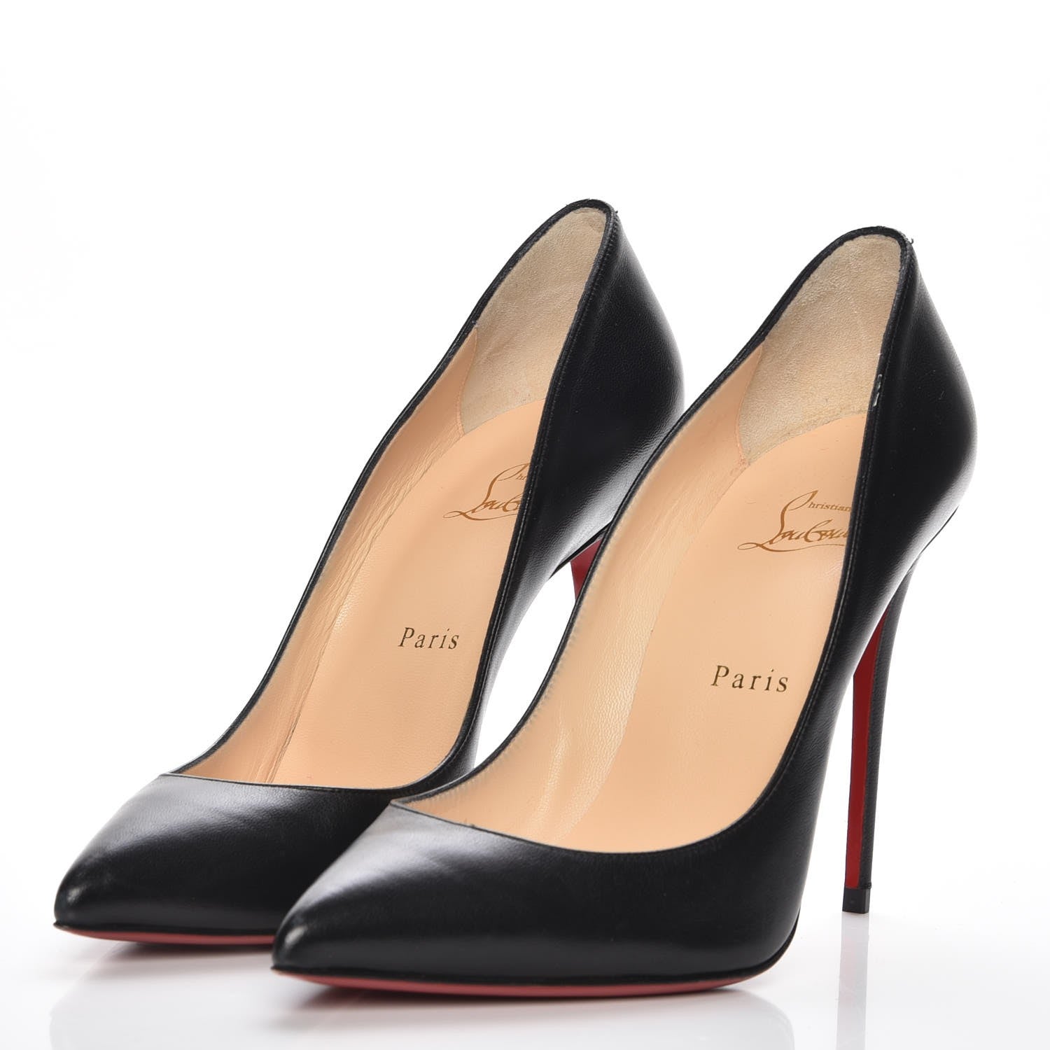 Christian Louboutin Kid Pigalle Follies 100 Pumps 39.5 Black 3 of 8