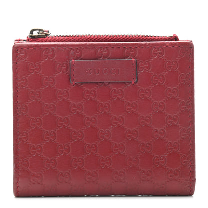 Gucci Microguccissima Bi-Fold Wallet Red 1 of 6