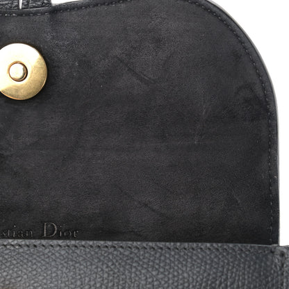 Christian Dior Grained Calfskin Saddle Belt Bag Black 9 of 13