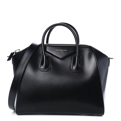 Givenchy Shiny Lord Calfskin Medium Antigona Black 1 of 4