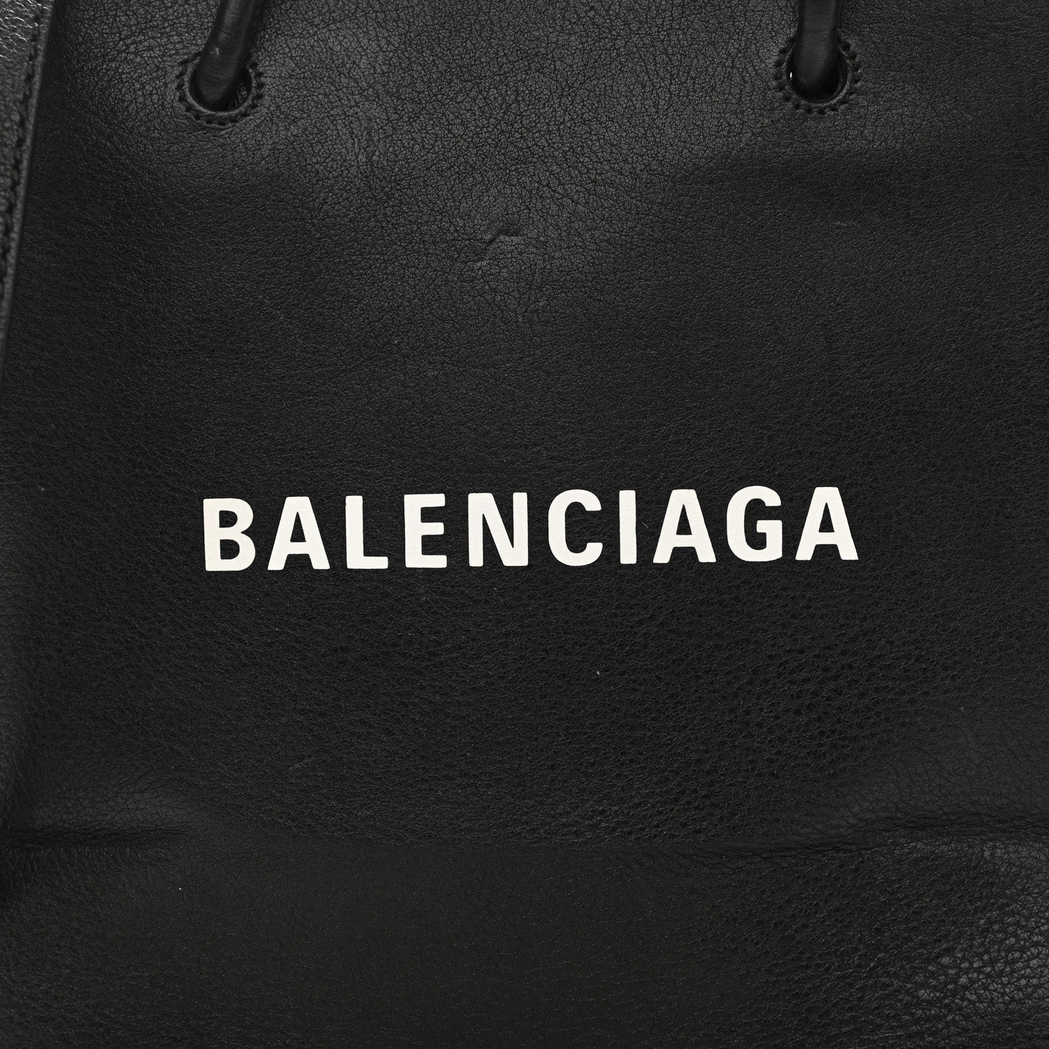 Balenciaga Calfskin Logo XXS Shopping Tote Black 17 of 23
