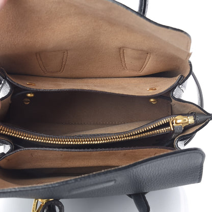 MCM Grained Calfskin Mini Milla Tote Phantom Grey 6 of 11