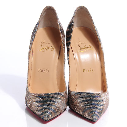 Christian Louboutin Pigalle Follies Glitter Sirene 120 Pumps 38 2 of 7