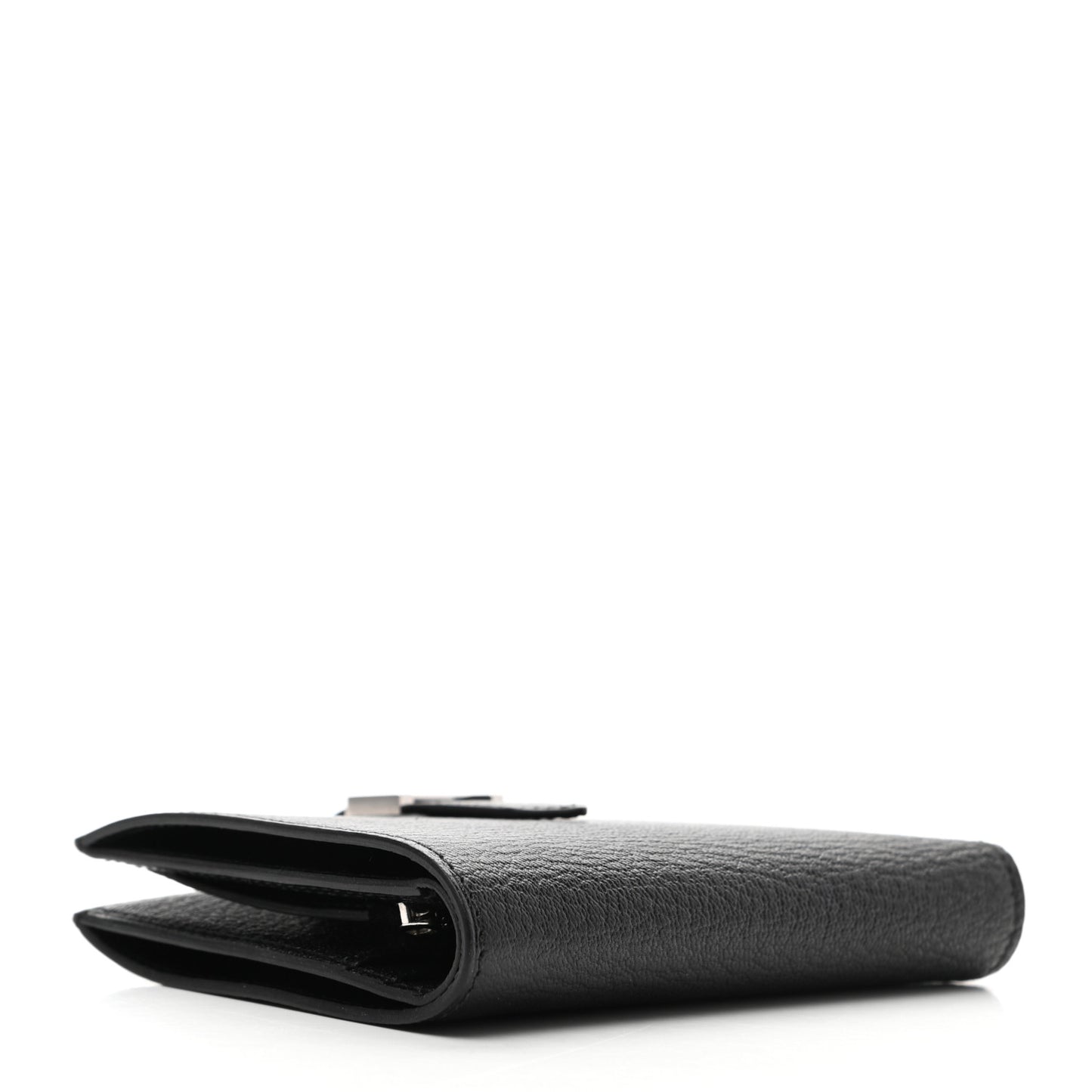 Chevre Mysore Bearn Compact Wallet Black