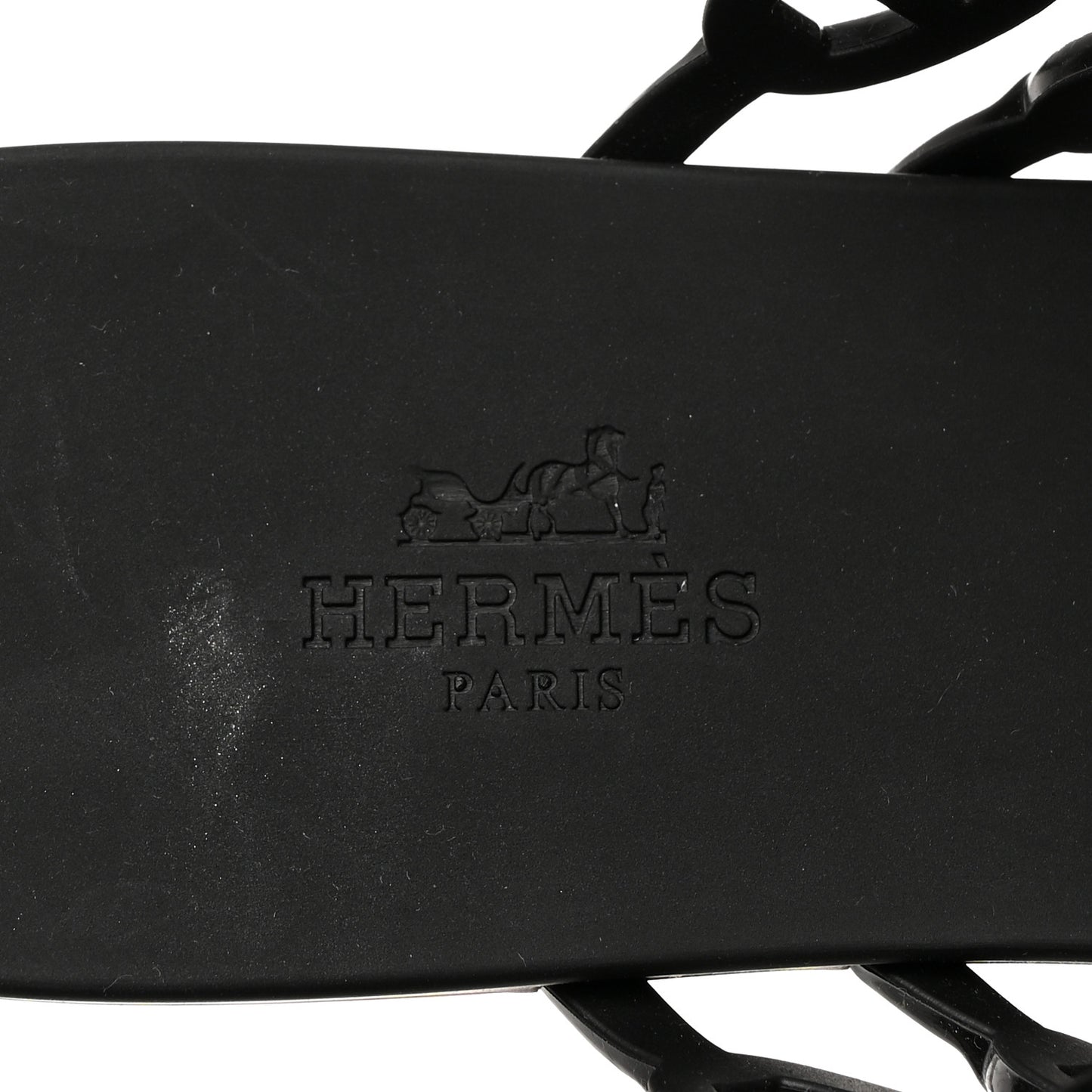 Rubber Chaine d'Ancre Island Sandals 40 Black