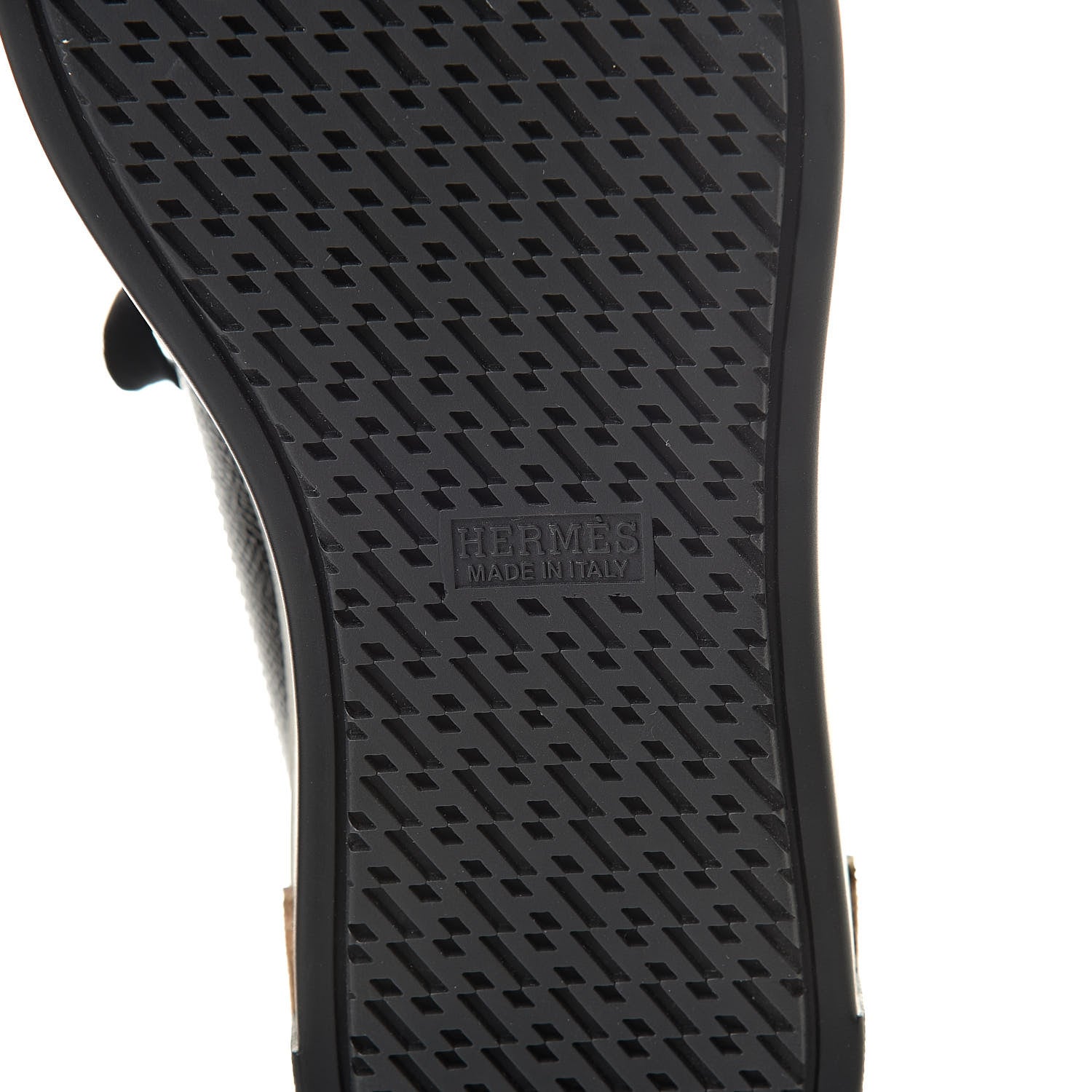 Hermes Patent Epsom Womens Polo Sneakers 37 Black 6 of 8