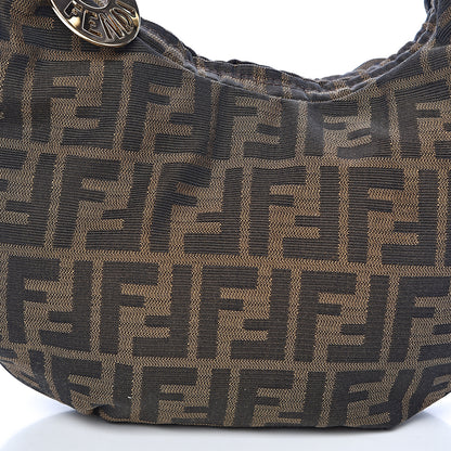 Fendi Zucca Cuoio Lucido Small Chef Hobo Tobacco Moro 7 of 11