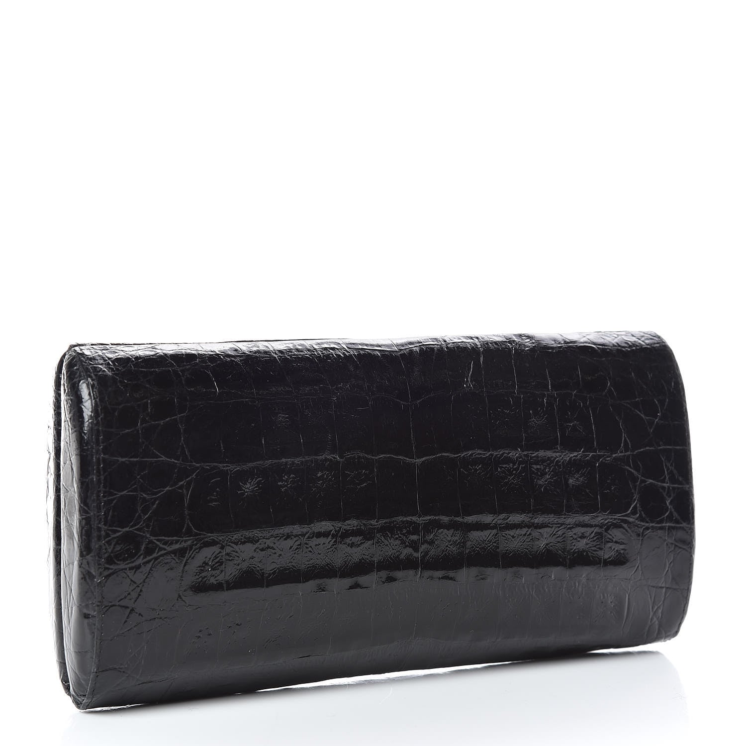 Nancy Gonzalez Crocodile Clutch Black 3 of 12