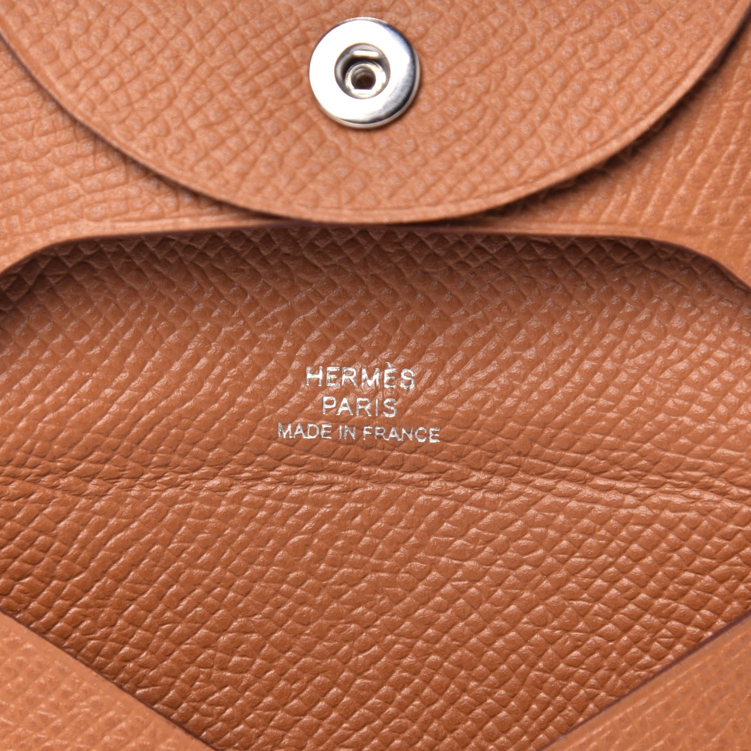 Hermes Epsom Bastia Coin Purse Gold 6 of 7
