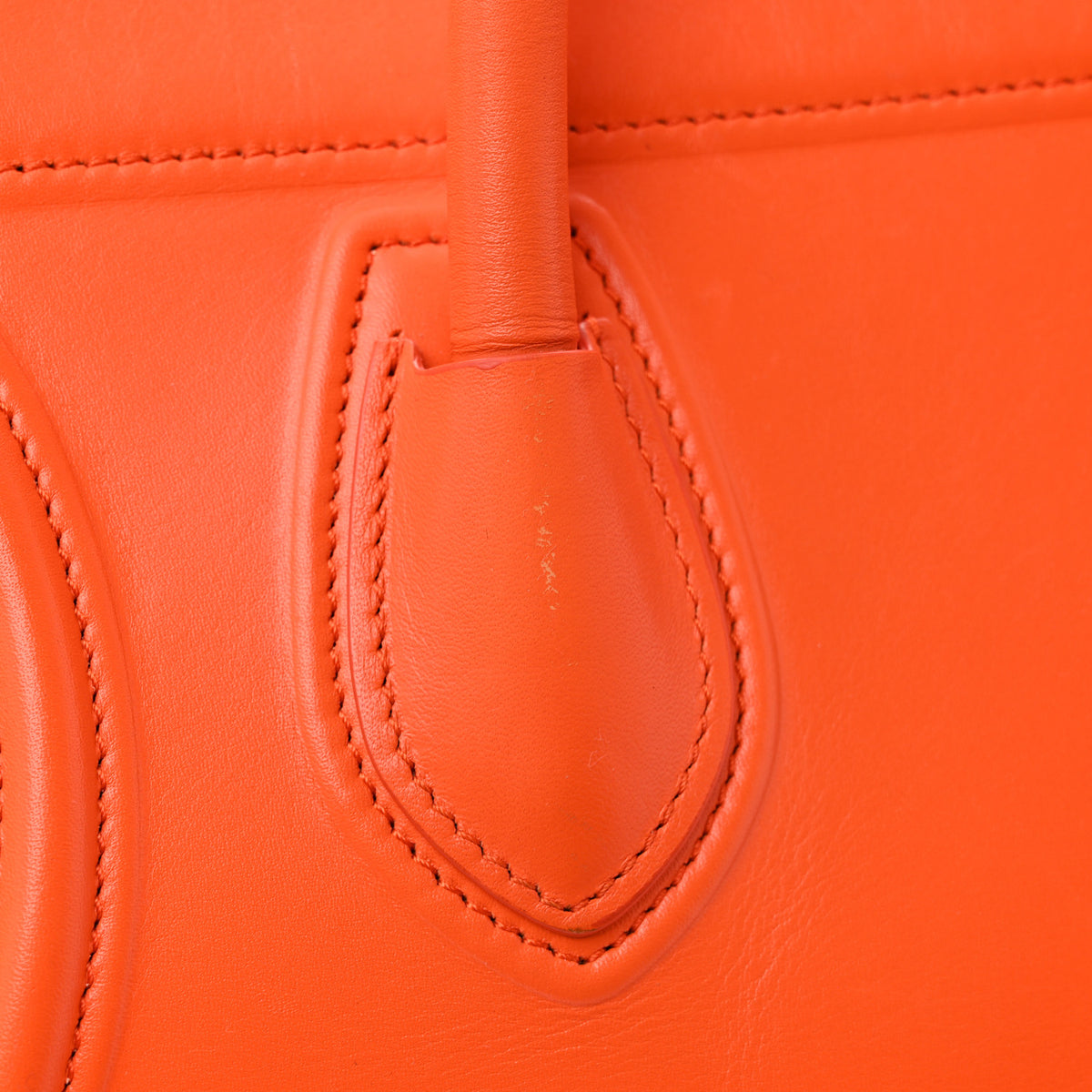 Celine Supple Calfskin Medium Phantom Luggage Orange 15 of 15