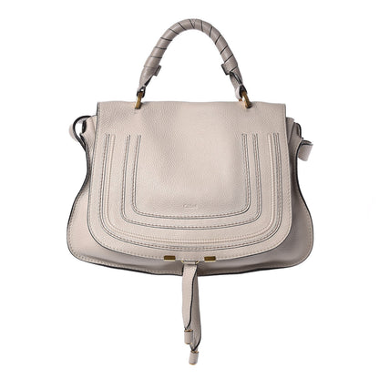 Chloe Calfskin Medium Marcie Top Handle Bag Dove 1 of 8