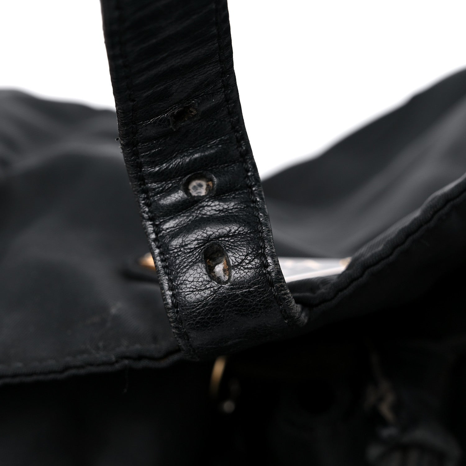 Prada Tessuto Nylon Vela Chain Backpack Black 20 of 20