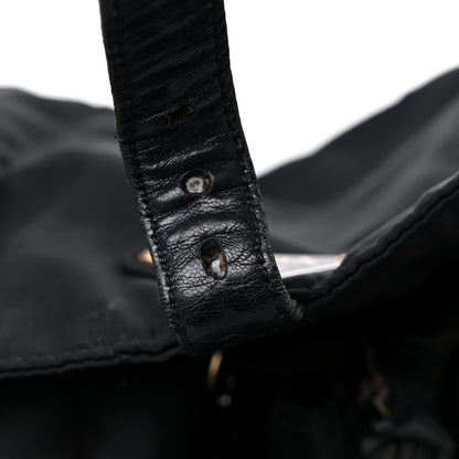 Prada Tessuto Nylon Vela Chain Backpack Black 20 of 20