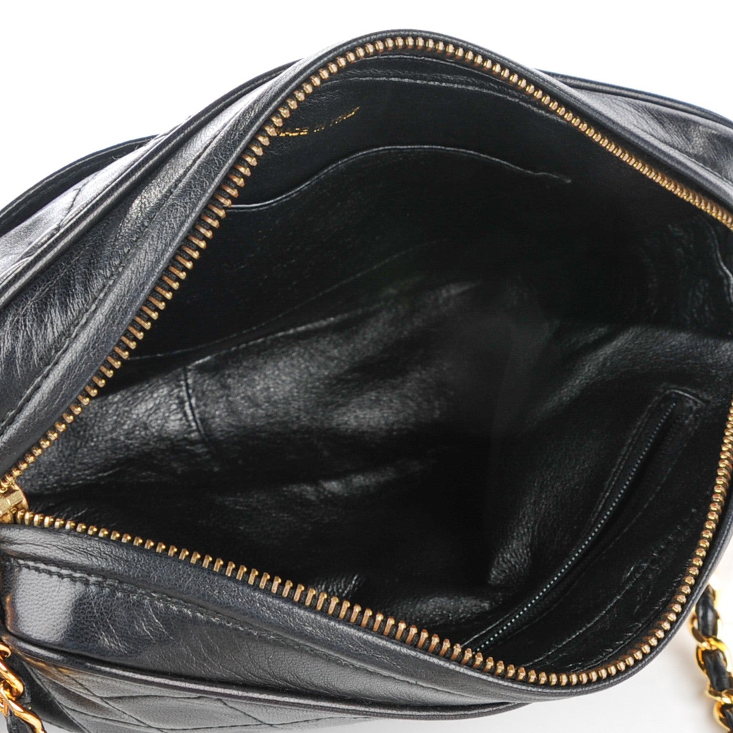Chanel Lambskin Quilted Tassel Camera Case Black 5 of 8