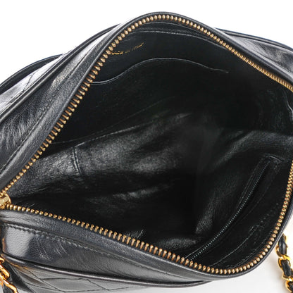Chanel Lambskin Quilted Tassel Camera Case Black 5 of 8