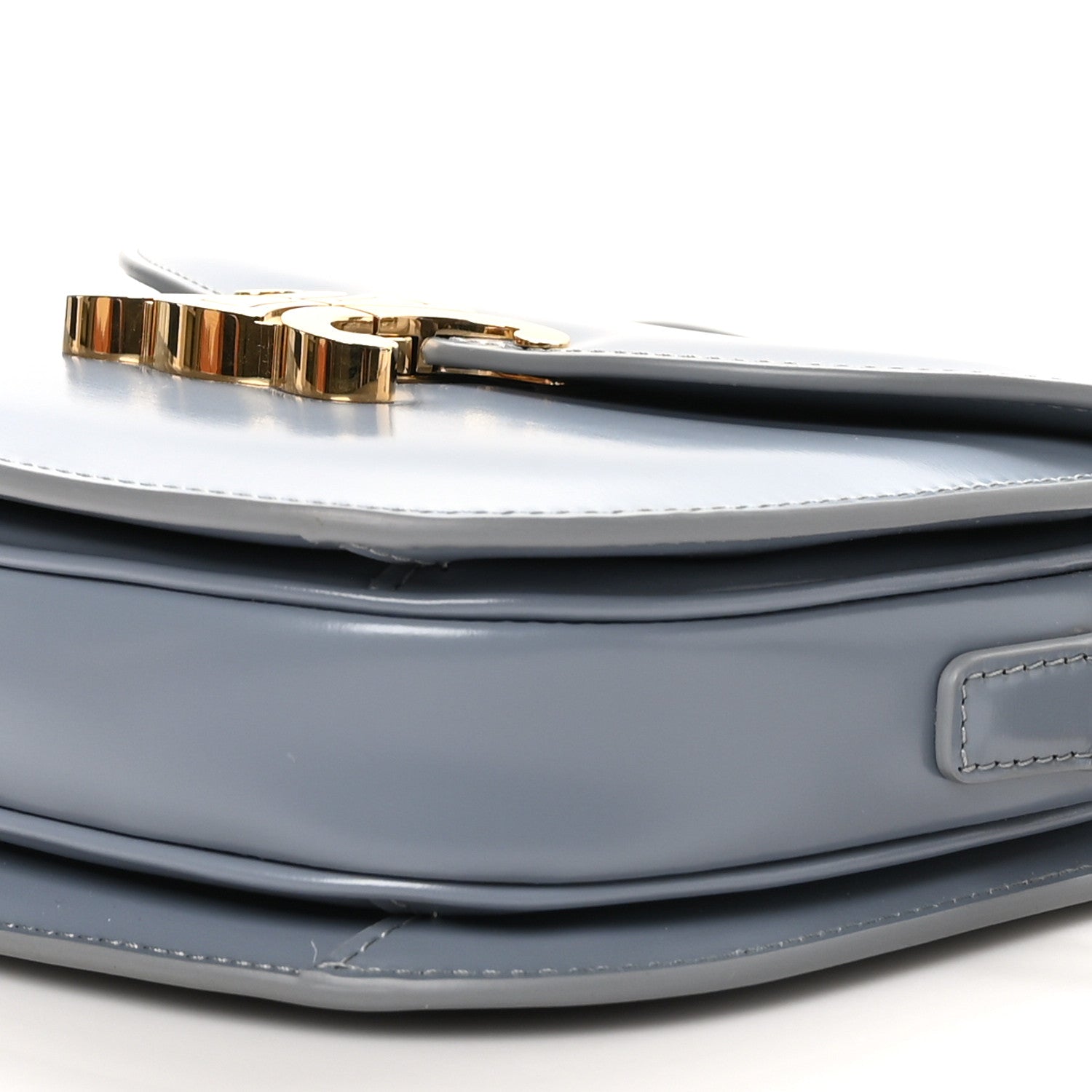 Celine Shiny Calfskin Teen Besace Blue Grey 9 of 9