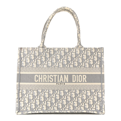 Christian Dior Oblique Medium Book Tote Grey 1 of 14