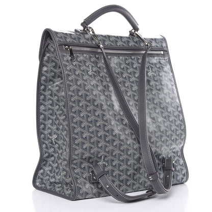 Goyard Goyardine Saint Leger Soft Briefcase Backpack Grey 3 of 8