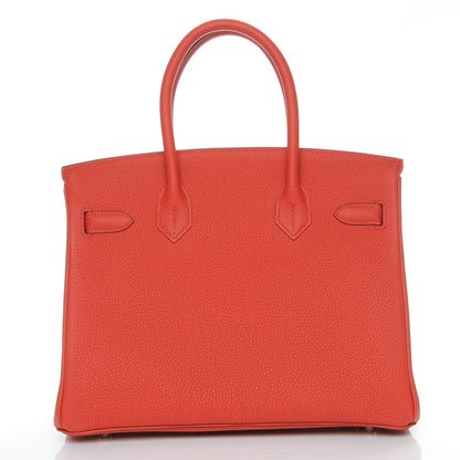 Hermes Togo Birkin 30 Geranium 4 of 27