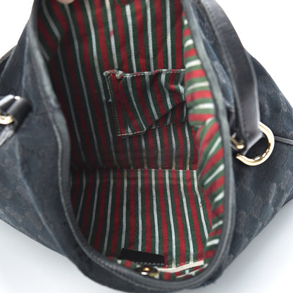 Gucci Monogram Medium New Britt Hobo Black 4 of 18