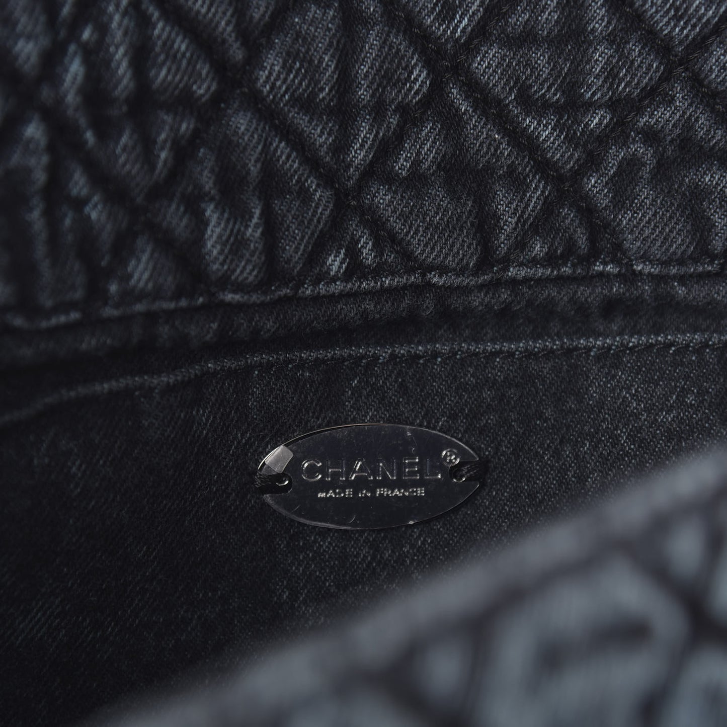 Denim Quilted Denimpression Flap Green Blue