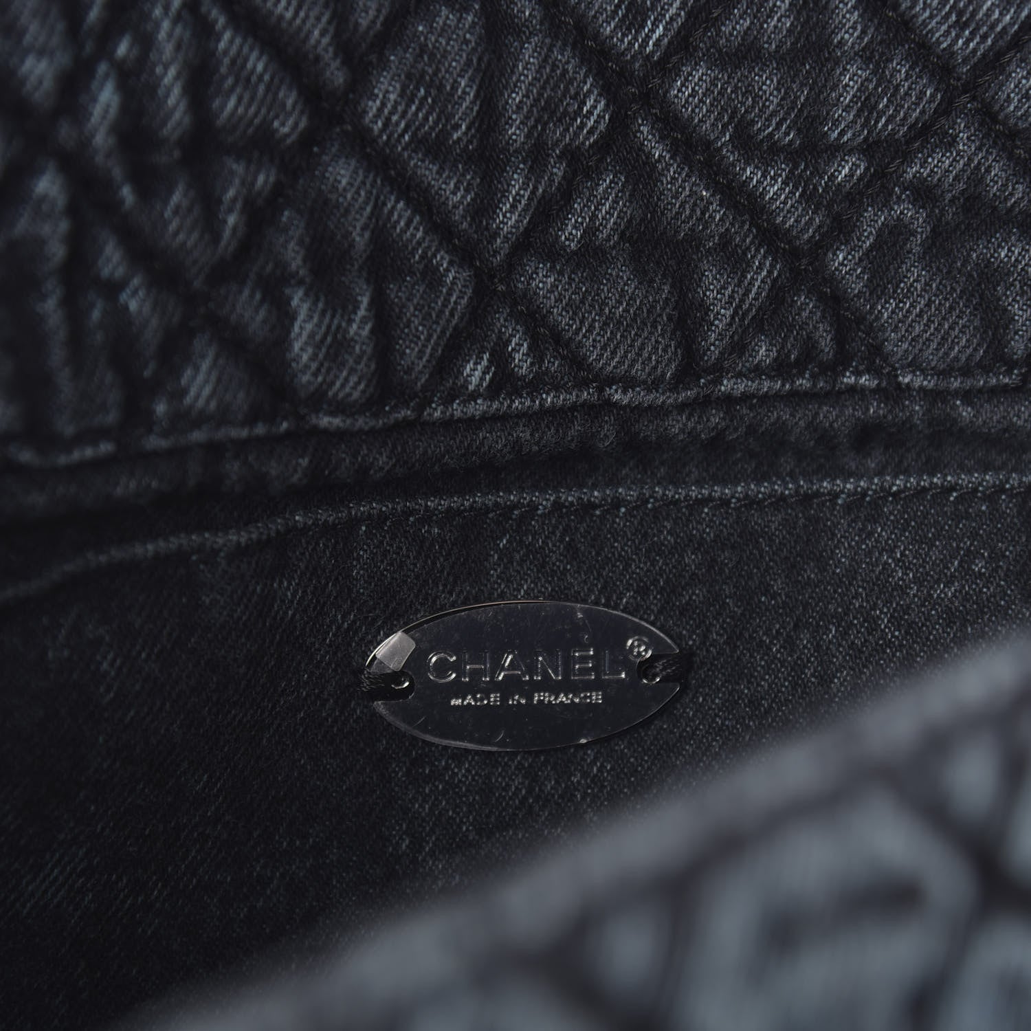 Chanel Denim Quilted Denimpression Flap Green Blue 8 of 10