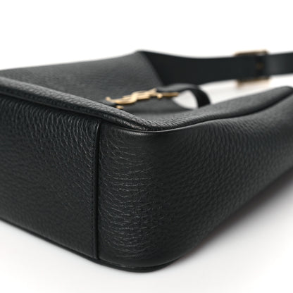 Saint Laurent Grained Calfskin Baby Le 5 A 7 Supple Hobo Black 10 of 11