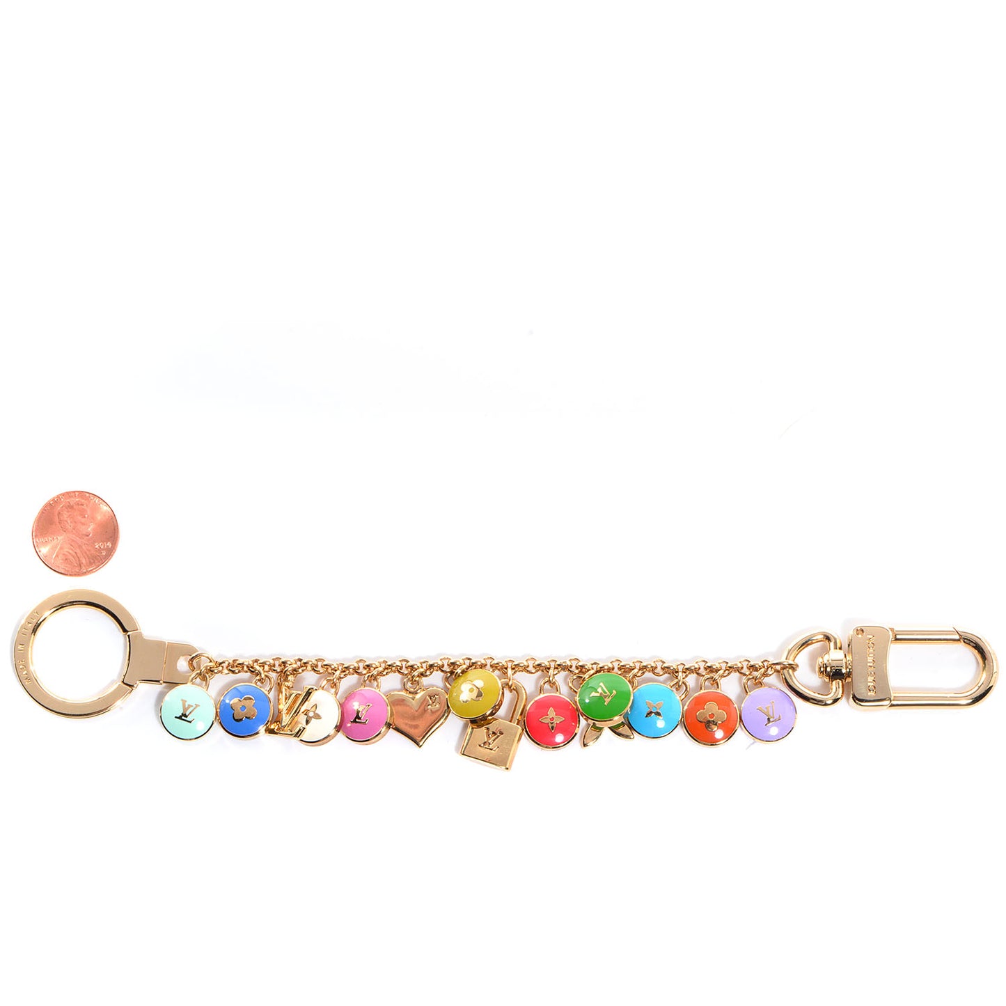 Pastilles Key Chain Bag Charm Multicolor