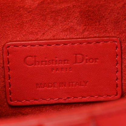 Christian Dior Ultra Matte Calfskin Mini Saddle Bag Red 6 of 12