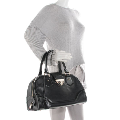 Louis Vuitton Epi Bowling Montaigne GM Black 2 of 8