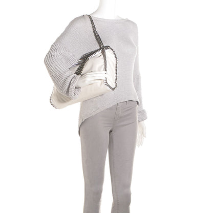 Stella McCartney Faux Leather Shaggy Deer Small Falabella Chalk 2 of 9