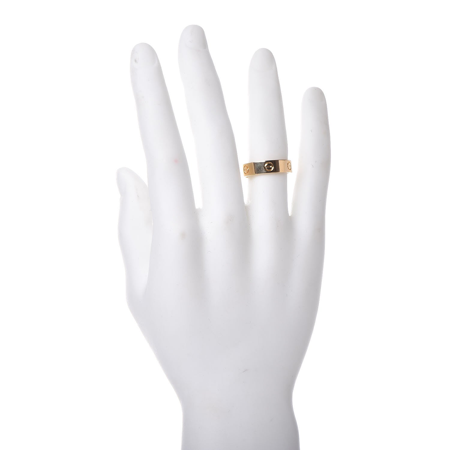 Cartier 18K Yellow Gold 5.5mm LOVE Ring 63 10.25 2 of 4
