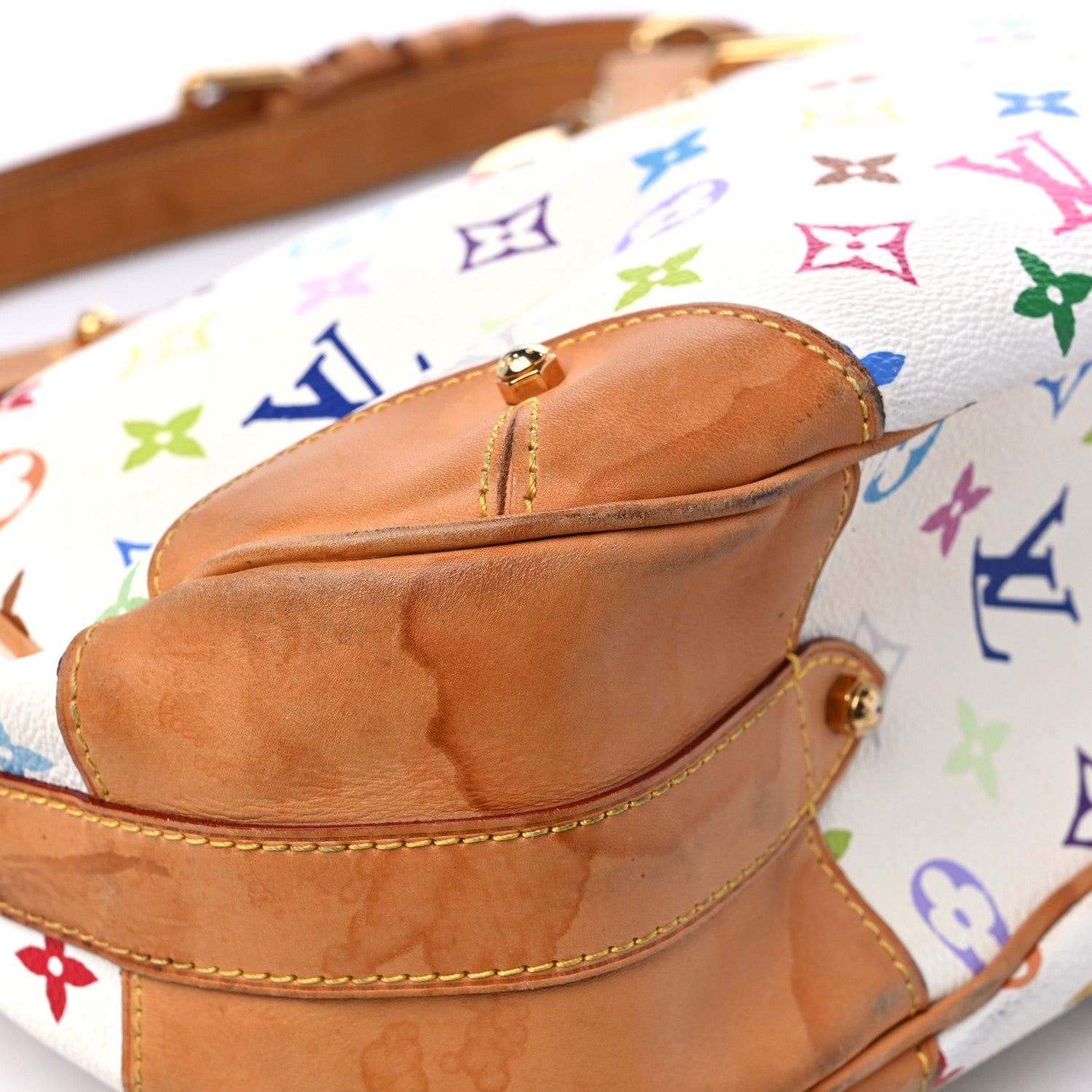 Louis Vuitton Monogram Multicolor Greta White 9 of 16