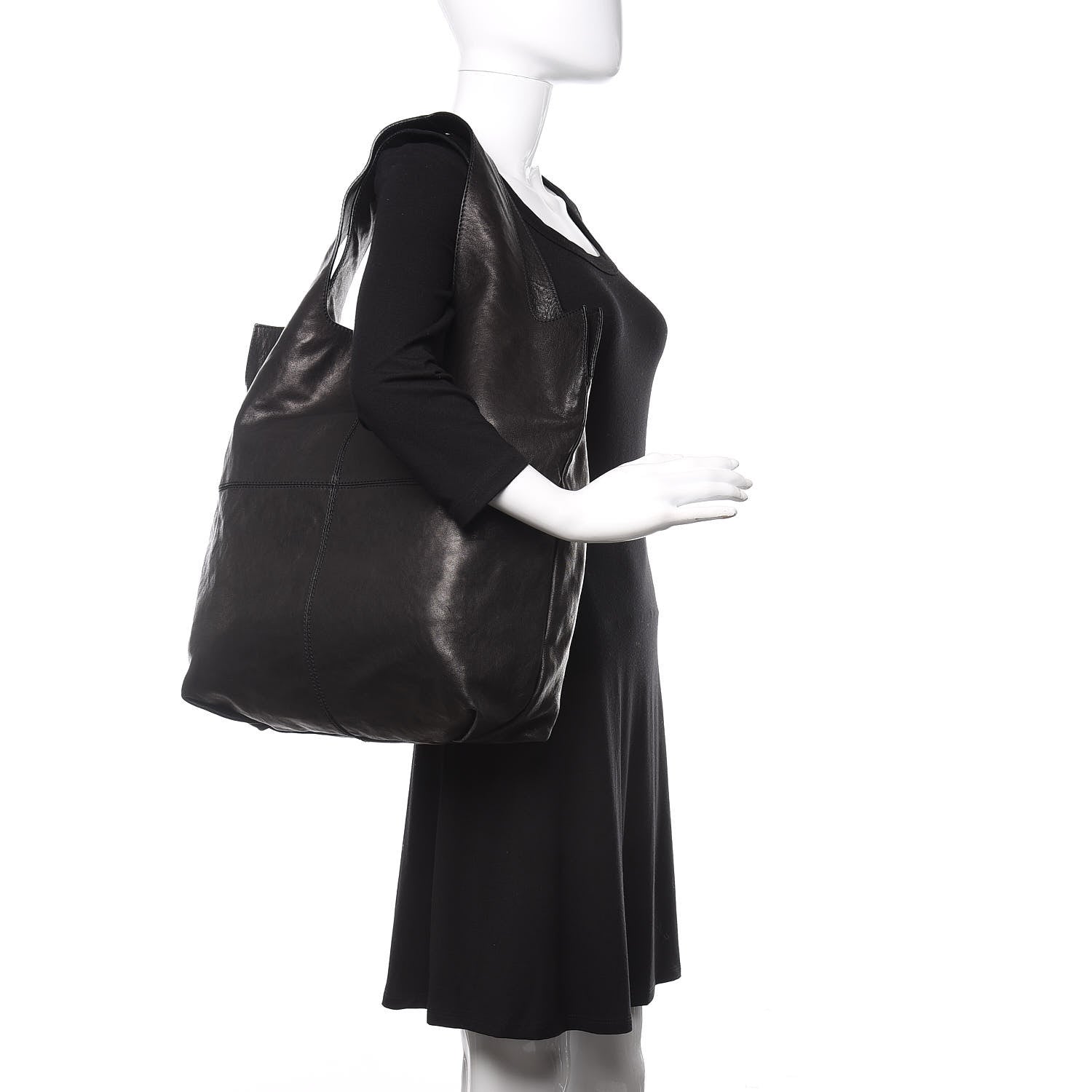 Givenchy Lambskin George V Apron Bag Black 2 of 11