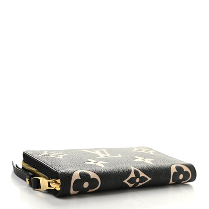 Louis Vuitton Empreinte Monogram Giant Zippy Wallet Black Beige 4 of 8