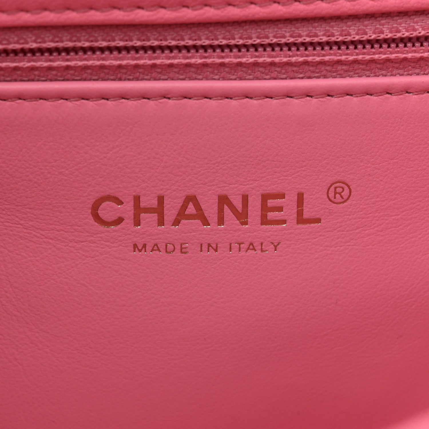 Chanel Lambskin Quilted Chaine Lettre Flap Pink 6 of 11