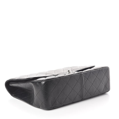 Chanel Caviar Quilted Jumbo Single Flap Black 4 of 10