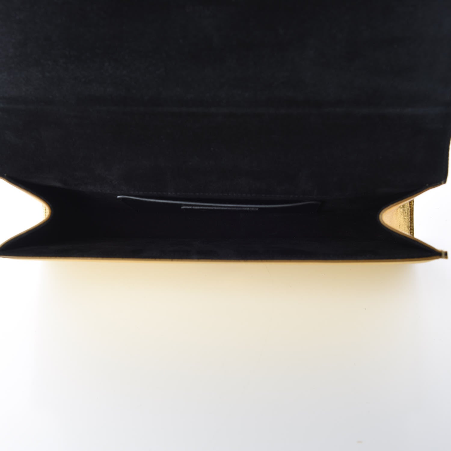 Saint Laurent Metallic Calfskin Monogram Cassandre Clutch Ciad 8 of 10