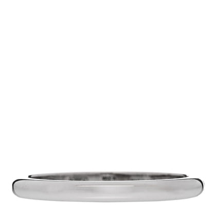 Bulgari 18K White Gold Diamond Roma Amor Wedding Band Ring 50 5.25 3 of 5