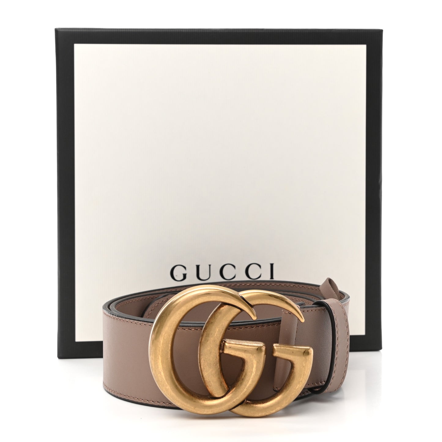 Calfskin Double G 40mm Belt 75 30 Porcelain Rose