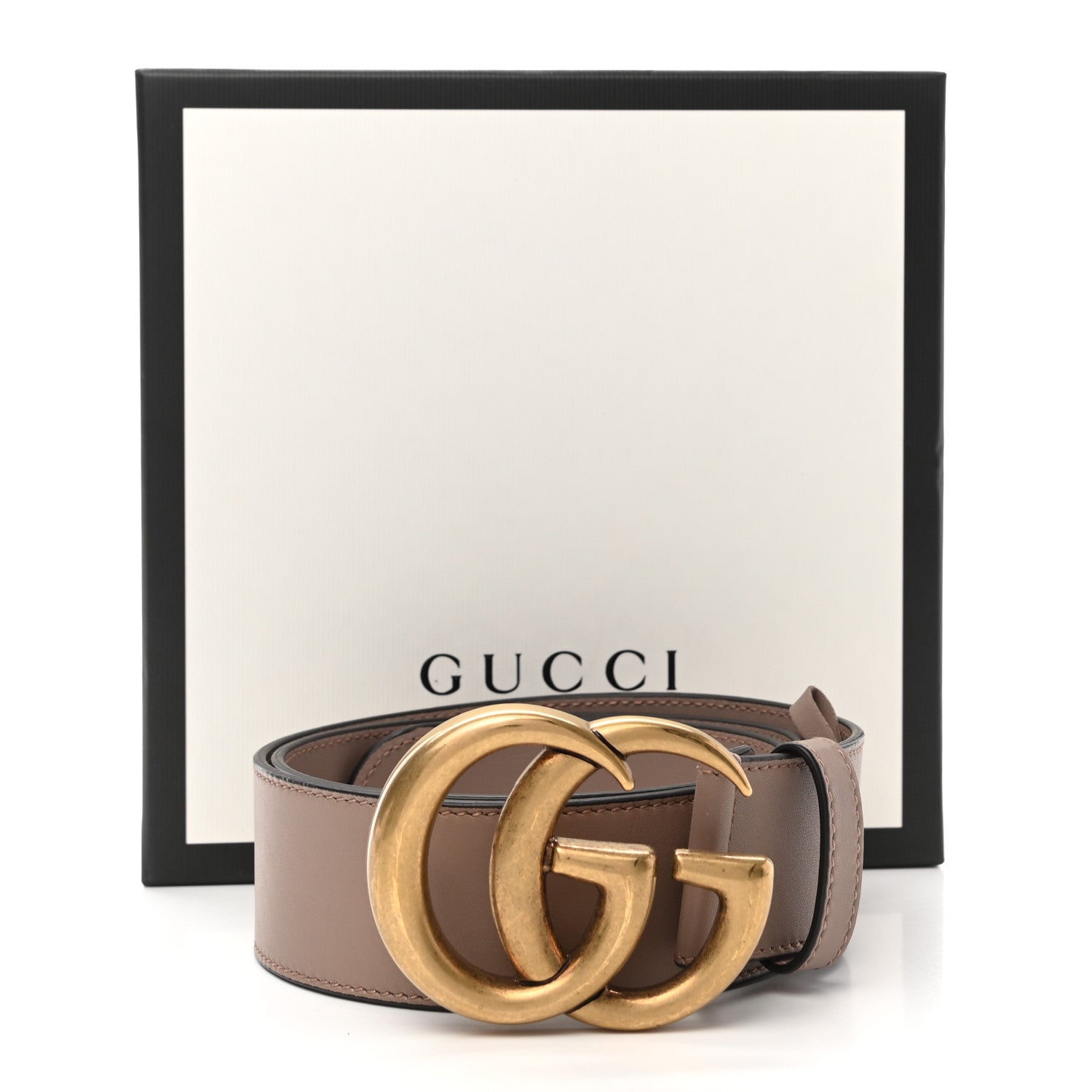 Gucci Calfskin Double G 40mm Belt 75 30 Porcelain Rose 6 of 6