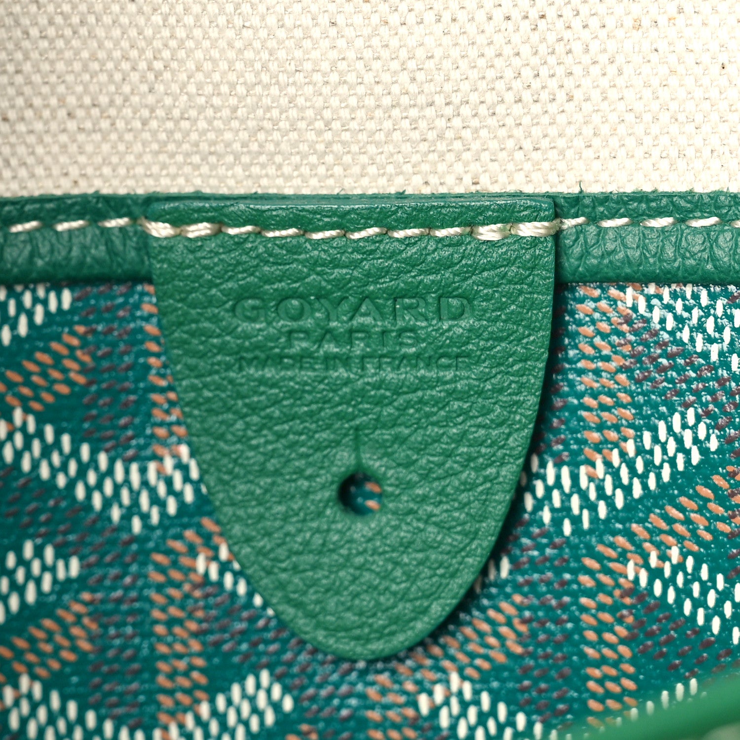 Goyard Goyardine Artois MM Green 6 of 9