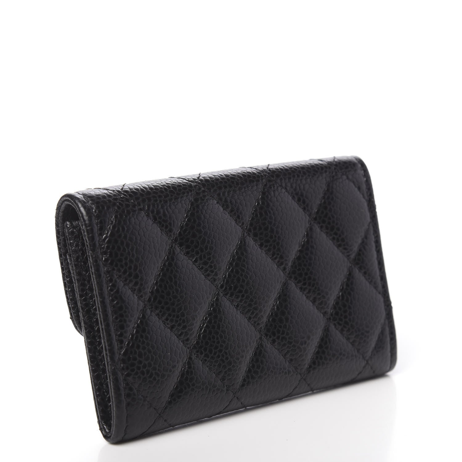 Chanel Caviar Quilted Flap Card Holder Black 3 of 8