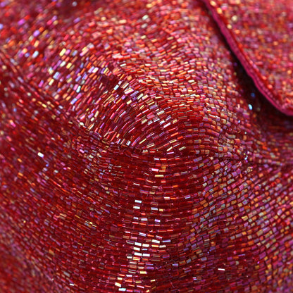 Fendi Beaded Baguette Red Pink 16 of 21