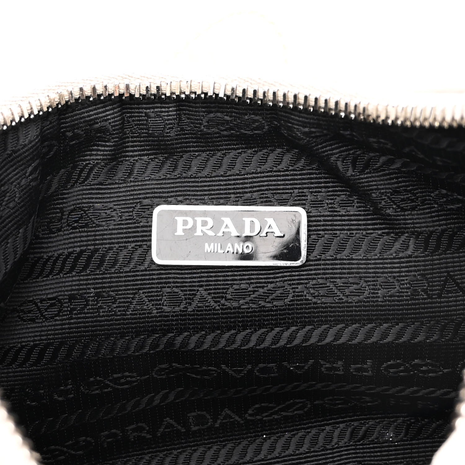 Prada Nappa Gaufre Re-Edition 2005 Shoulder Bag Talco 6 of 13