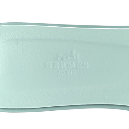 Hermes Epsom Oran Sandals 39 Vert Embrun 7 of 8