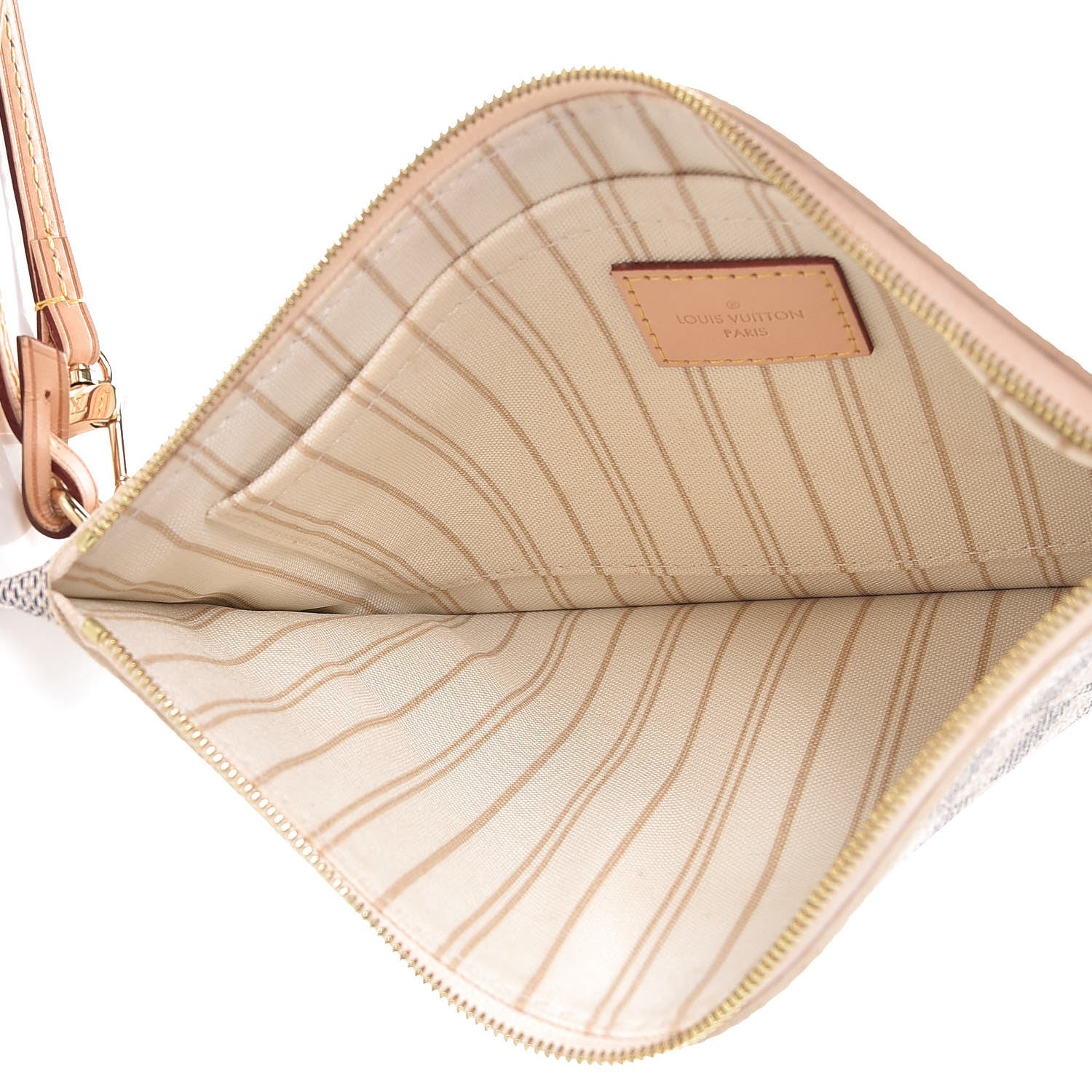Louis Vuitton Damier Azur Neverfull MM GM Pochette 5 of 8