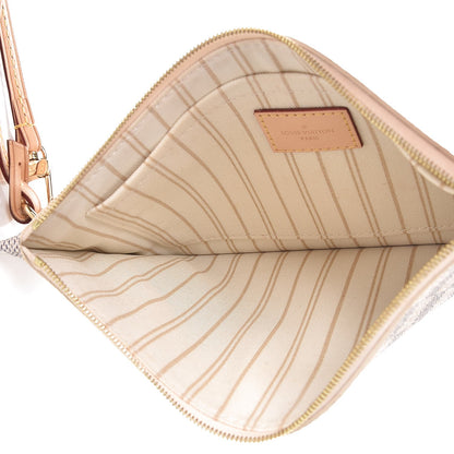 Louis Vuitton Damier Azur Neverfull MM GM Pochette 5 of 8