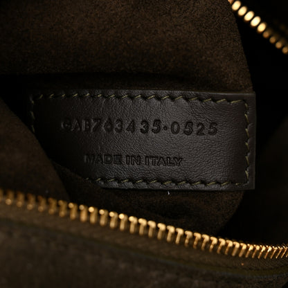 Saint Laurent Suede Bea Tote Bark Brown 7 of 11